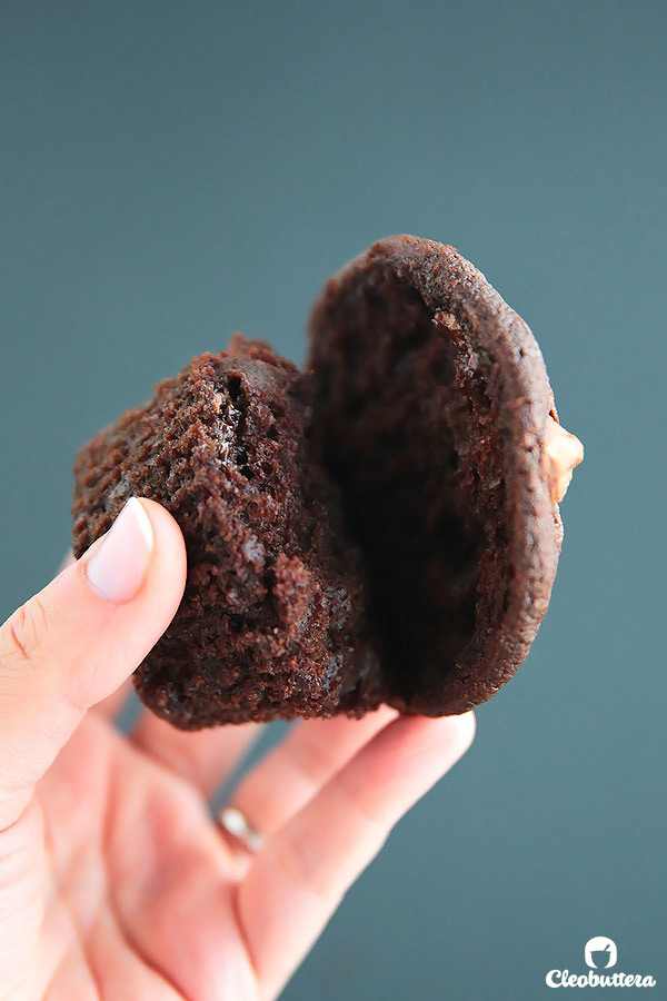 Galaxy Chunk Chocolate Muffins {Perfectly moist and tender with swirls of Galaxy chocolate bar in every bite...BEST EVER DOUBLE CHOCOLATE MUFFIN!}