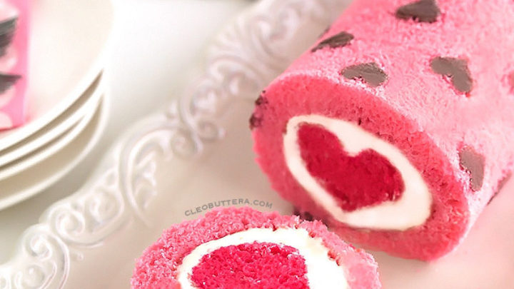 Love Is All Around Cake Roll Cleobuttera