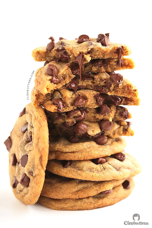 FAVORITE CHOCOLATE CHIP COOKIES- {Soft and chewy with perfectly crisp edges. Browned butter takes them to a whole new level of toffee-like deliciousness. Step-by-step pictures included}