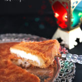 Classic Cream-Filled Konafa {A Middle-Eastern delicacy, made from crunchy shredded phyllo pastry, sandwiching a creamy, pudding-like filling, and soaked with vanilla scented simple syrup}