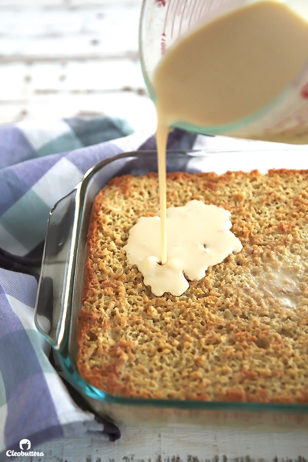 Tres Leches Cake with Toasted Marshmallow Frosting