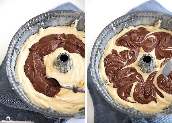 Brownie Swirl Pound Cake - Grandbaby Cakes