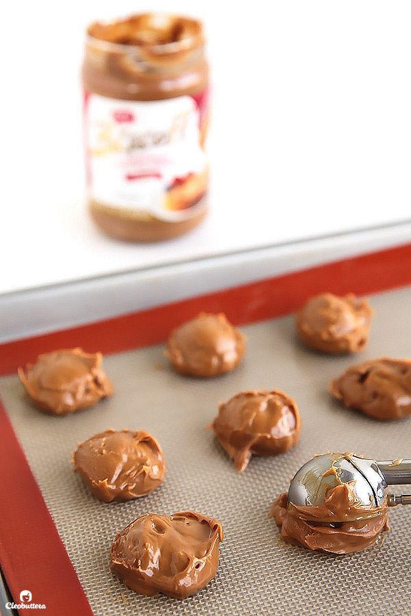 These are a cookie butter lover dream come true! Packed with Biscoff flavor from ground Biscoff that goes straight into the dough and a scoop of Biscoff spread that gets stuffed inside. Insane!