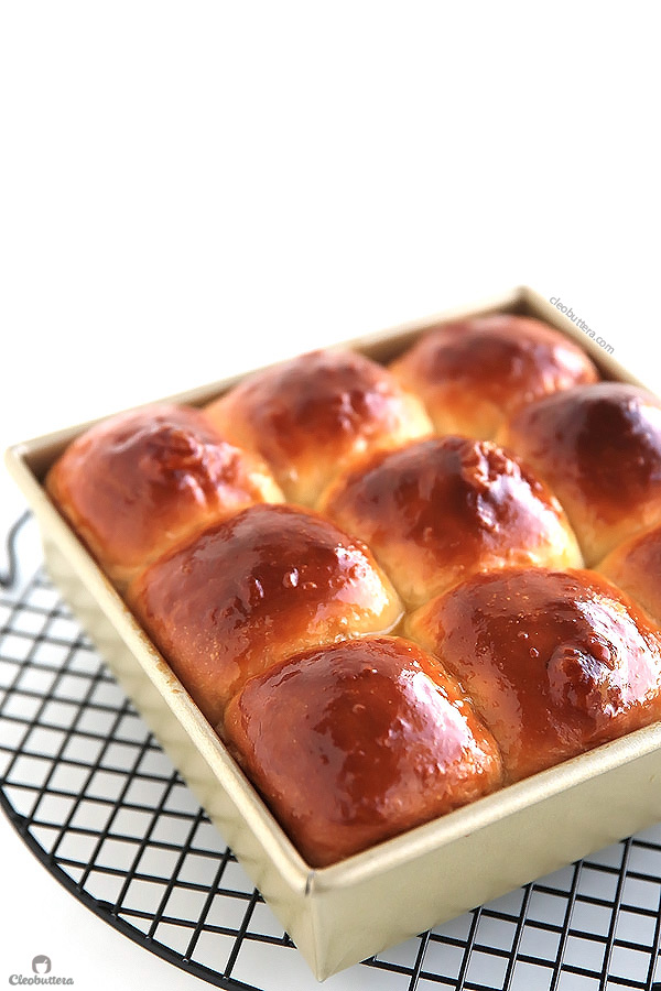 Ultra Fluffy Milk Bread Rolls Cleobuttera