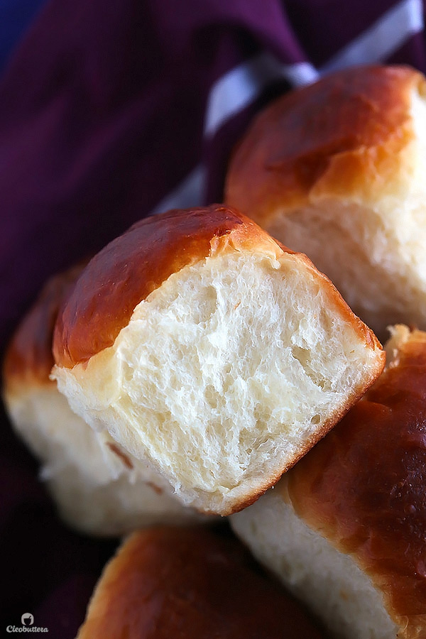 Ultra Fluffy Milk Bread Rolls Cleobuttera