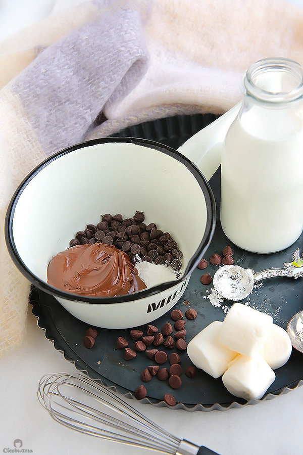 This is as close as you could get to drinking NUTELLA in liquid form. Dreamy!