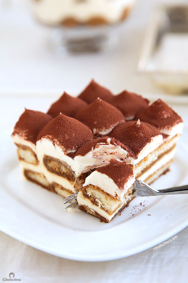 A surprising addition makes this every bit as delicious as the classic Tiramisu, without any of the raw egg dilemma. It’s exceptionally good!