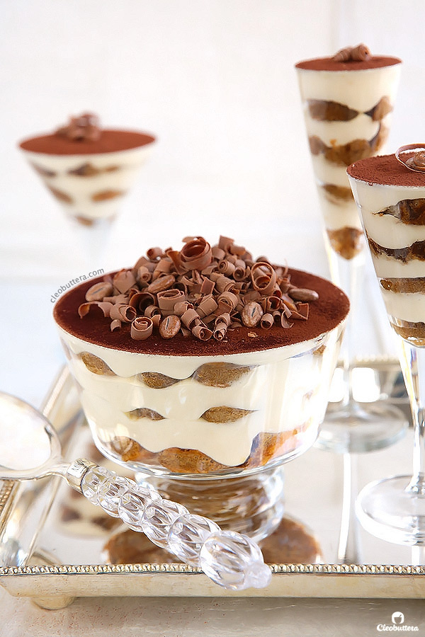 A surprising addition makes this every bit as delicious as the classic Tiramisu, without any of the raw egg dilemma. It’s exceptionally good!