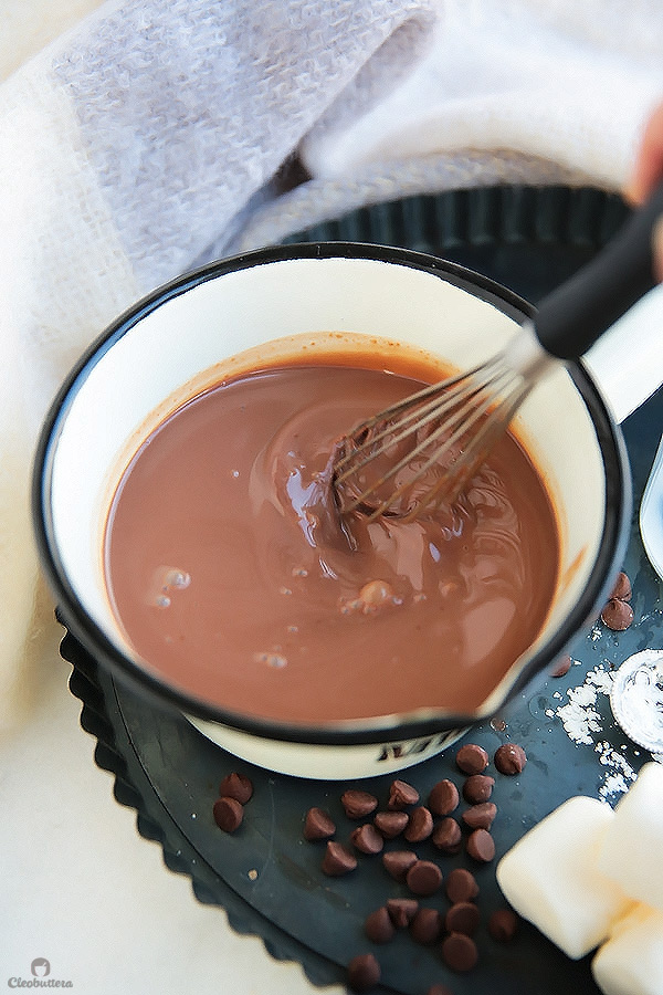 This is as close as you could get to drinking NUTELLA in liquid form. Dreamy!