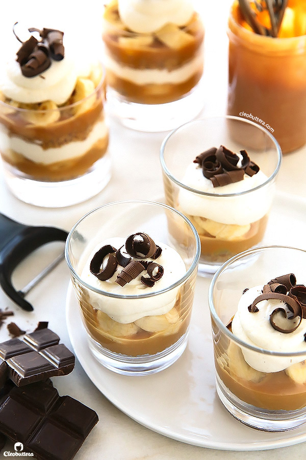 Banoffee Pie Cups | Cleobuttera