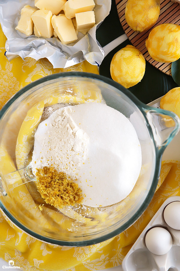 This quadruple lemon bundt cake is as lemony as it gets! A tender sour cream cake is filled with bursts of lemon zest, then brushed with lemon syrup, glazed with lemon cream cheese icing and adorned with candied lemon slices. It’s melt-in-the-mouth refreshing (Poppy seeds are more than welcome here!)