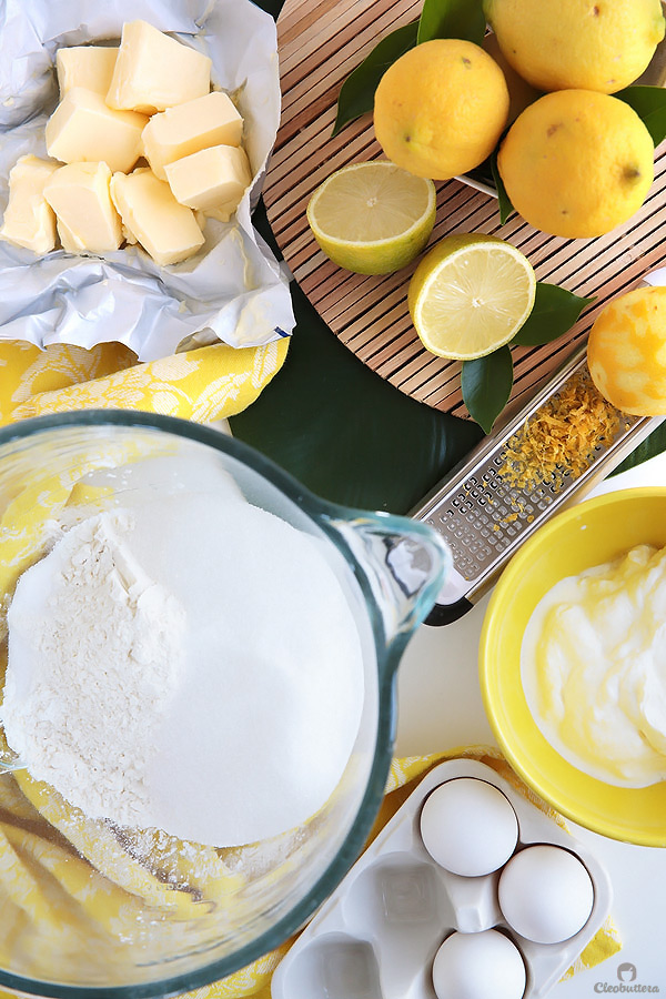 This quadruple lemon bundt cake is as lemony as it gets! A tender sour cream cake is filled with bursts of lemon zest, then brushed with lemon syrup, glazed with lemon cream cheese icing and adorned with candied lemon slices. It’s melt-in-the-mouth refreshing (Poppy seeds are more than welcome here!)