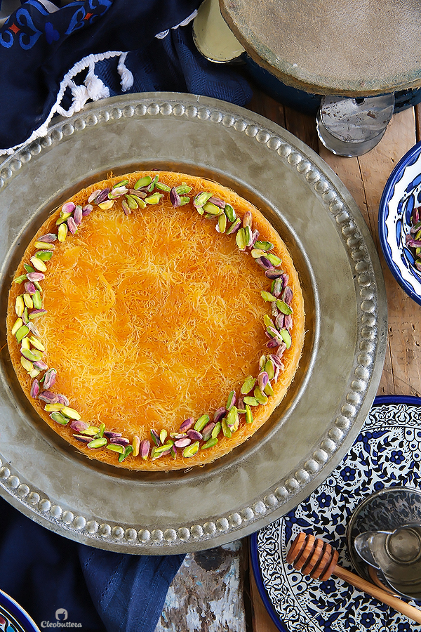 This recipe breaks some cheese Kunafa-making rules, but the result is one of the best you’ll ever have! A simple trick keeps the cheese filling from hardening even after it has cooled down.