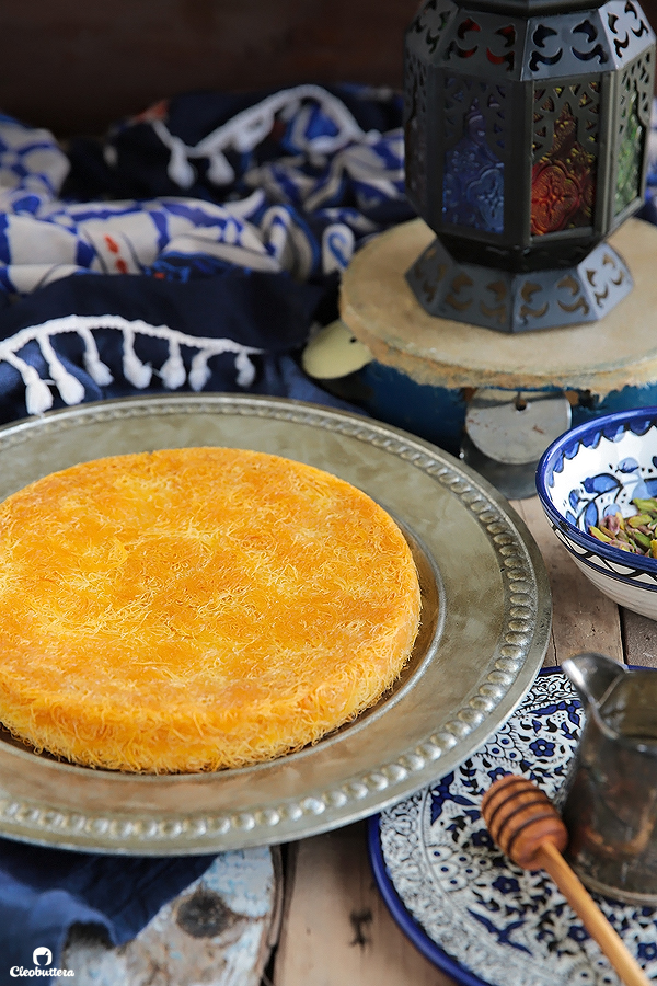 This recipe breaks some cheese Kunafa-making rules, but the result is one of the best you’ll ever have! A simple trick keeps the cheese filling from hardening even after it has cooled down.