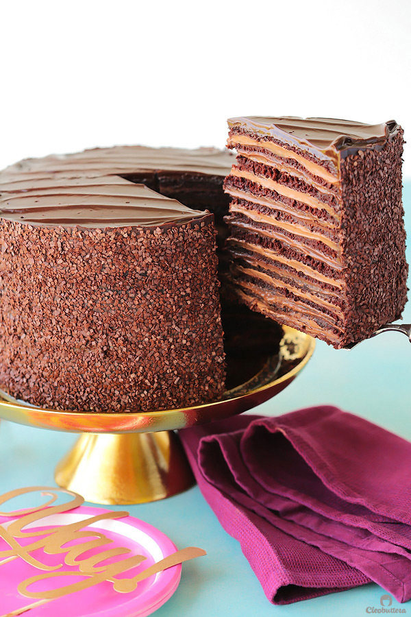 Epic 12 Layer Chocolate Cake