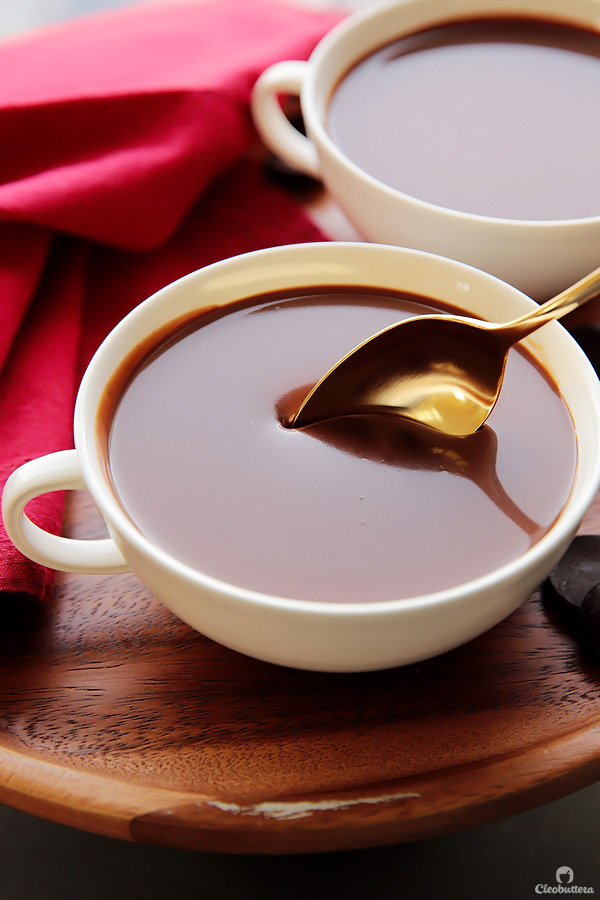 Italian Hot Chocolate (Thick and Rich!) - Familystyle Food