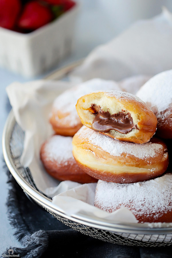 Nutella Donuts (Ponchiks) | Cleobuttera