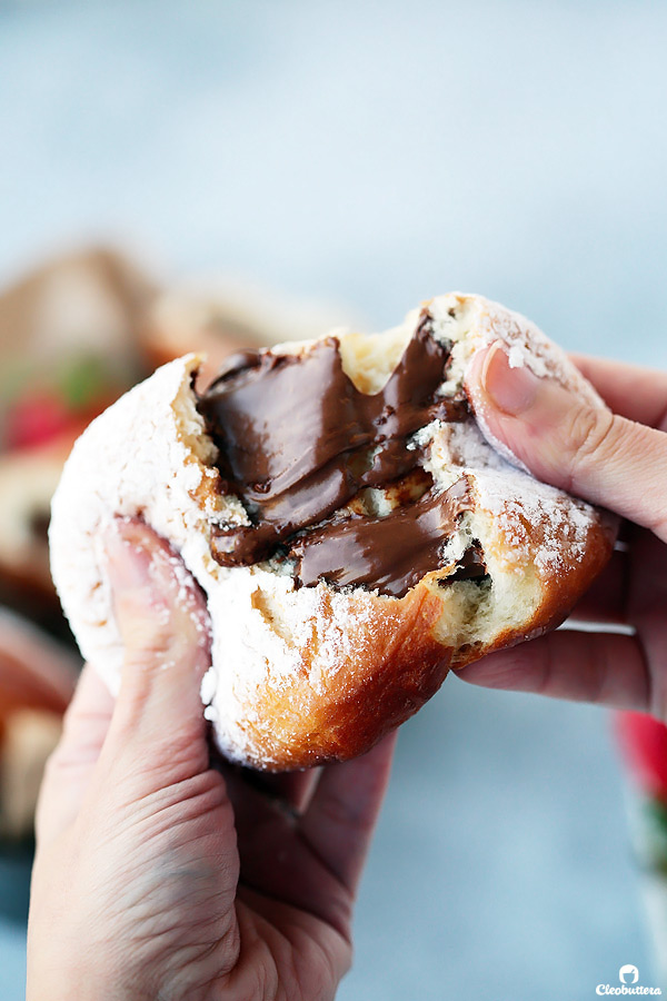 Nutella Donuts (Ponchiks)