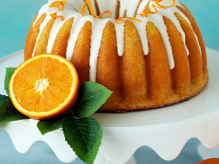 Citrus Pound Cake with Candied Orange Peel | Handmade Charlotte