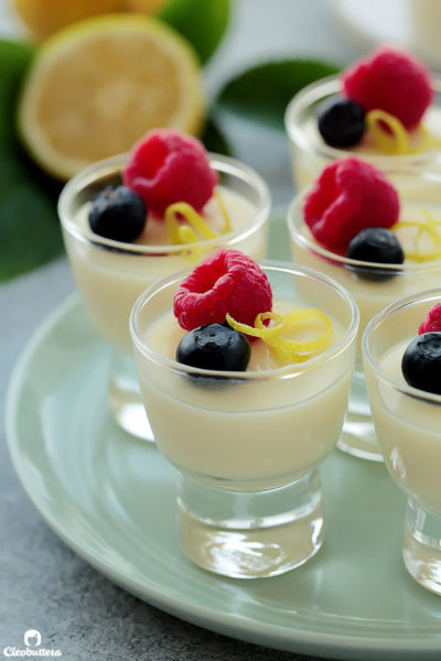 Luscious Lemon Posset | Cleobuttera