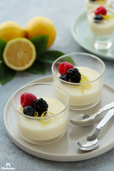 Luscious Lemon Posset | Cleobuttera