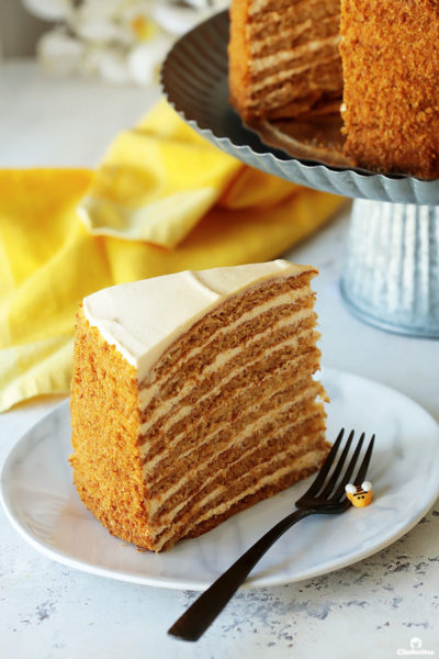 The Most Amazing Russian Honey Cake 